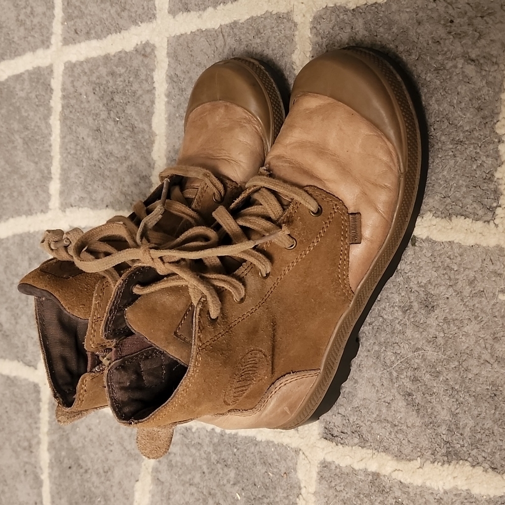 Palladium Leather Boots Hiking Waterproof Size 3